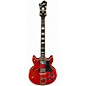 Used Hagstrom Alvar Red Hollow Body Electric Guitar thumbnail