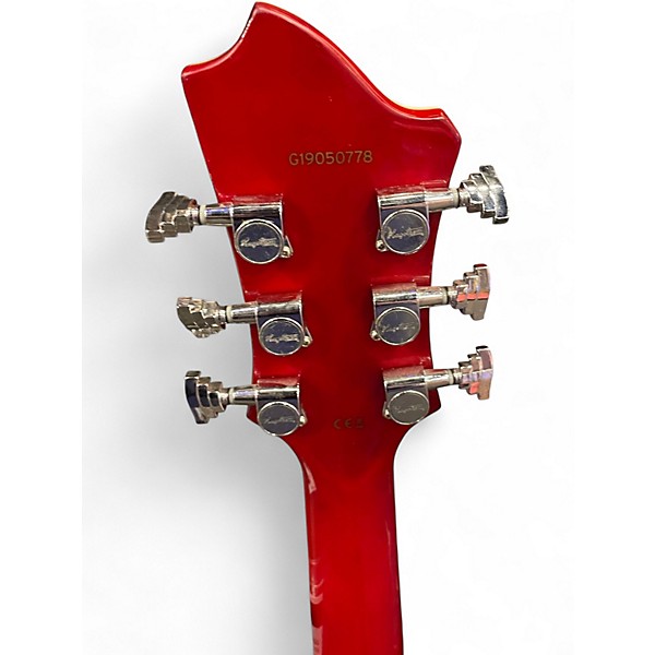 Used Hagstrom Alvar Red Hollow Body Electric Guitar