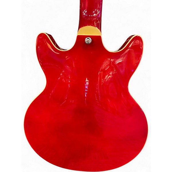 Used Hagstrom Alvar Red Hollow Body Electric Guitar