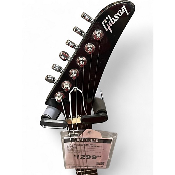 Used Gibson Explorer Black Solid Body Electric Guitar