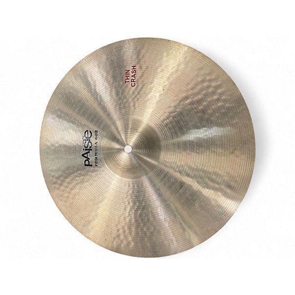 Used Paiste 16in Formula 602 Thin Crash Cymbal