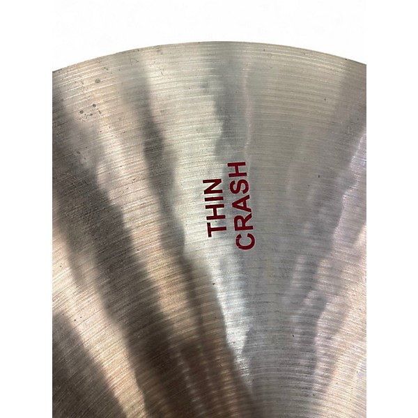 Used Paiste 18in Formula 602 Thin Crash Cymbal