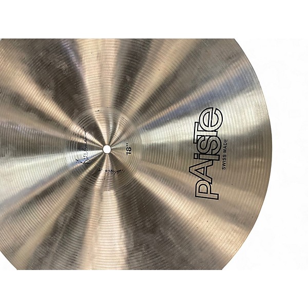 Used Paiste 18in Formula 602 Thin Crash Cymbal