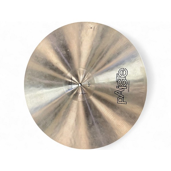 Used Paiste 18in Formula 602 Thin Crash Cymbal