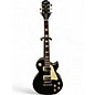 Used Epiphone Les Paul Standard Ebony Solid Body Electric Guitar thumbnail