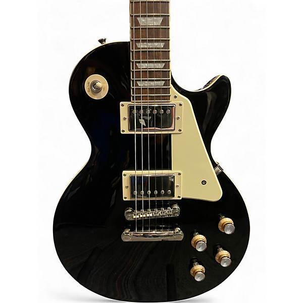 Used Epiphone Les Paul Standard Ebony Solid Body Electric Guitar