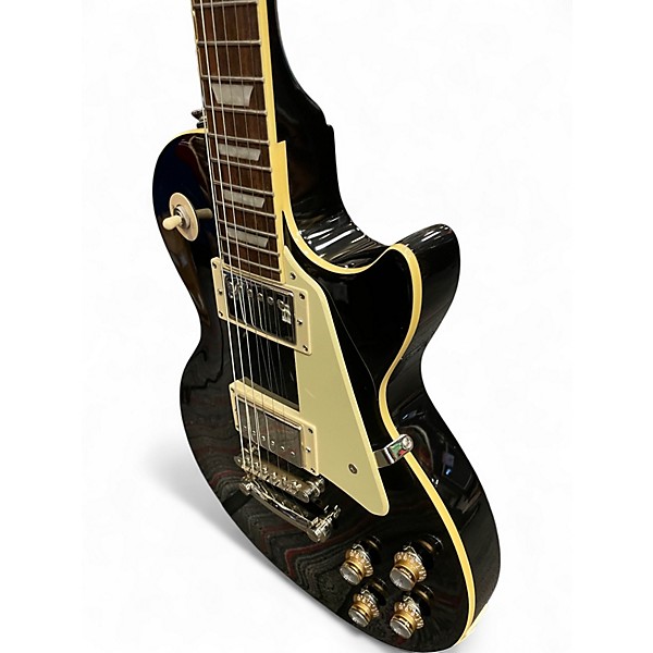 Used Epiphone Les Paul Standard Ebony Solid Body Electric Guitar