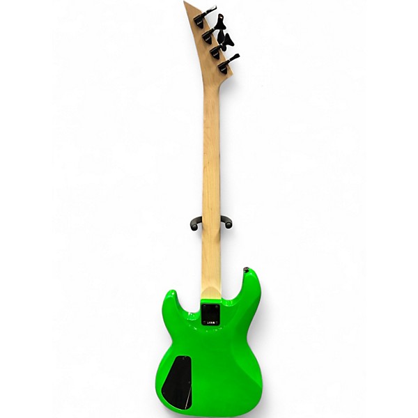 Used Jackson JS1 4 String Neon Green Electric Bass Guitar