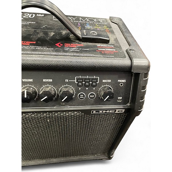 Used Line 6 Spider V 20 MkII 20w 1x8 Guitar Combo Amp