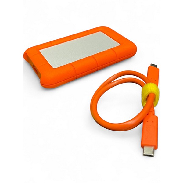 Used Lacie Rugged USB-C External Hard d Drive 1 TB
