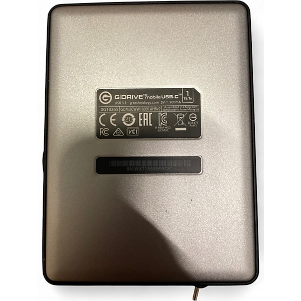 Used G-drive  mobile USB-C External Hard Drive 1 TB