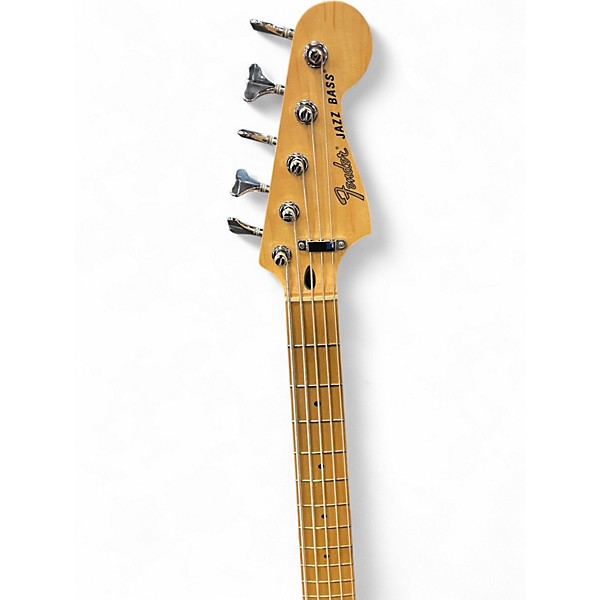 Used Fender Deluxe Active Jazz Bass V 5 String Sunburst Electric Bass Guitar