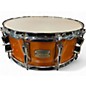Used Yamaha 5.5X14 Stage Custom Snare Orange Drum thumbnail