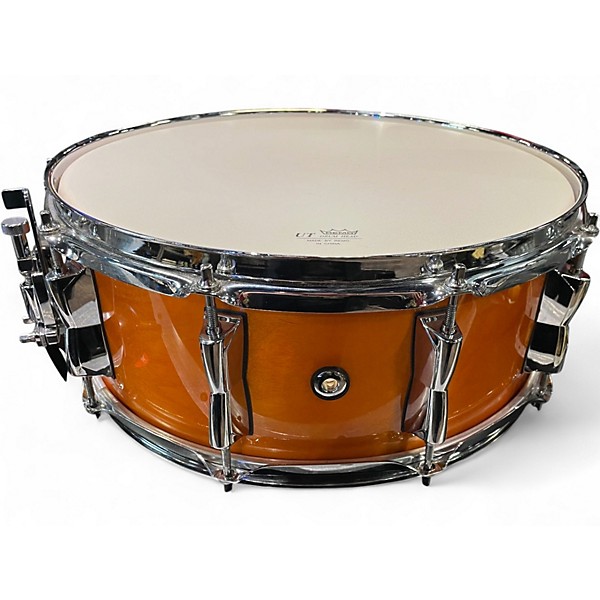Used Yamaha 5.5X14 Stage Custom Snare Orange Drum