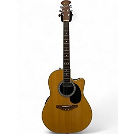 Used Ovation Celebrity cc 507 Natural Acoustic Electric Guitar