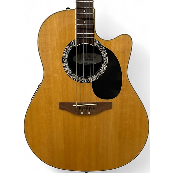 Used Ovation Celebrity cc 507 Natural Acoustic Electric Guitar