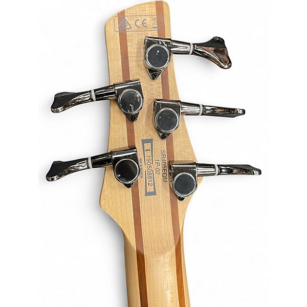 Used Ibanez SR405 5 String Trans Brown Electric Bass Guitar