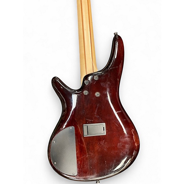 Used Ibanez SR405 5 String Trans Brown Electric Bass Guitar