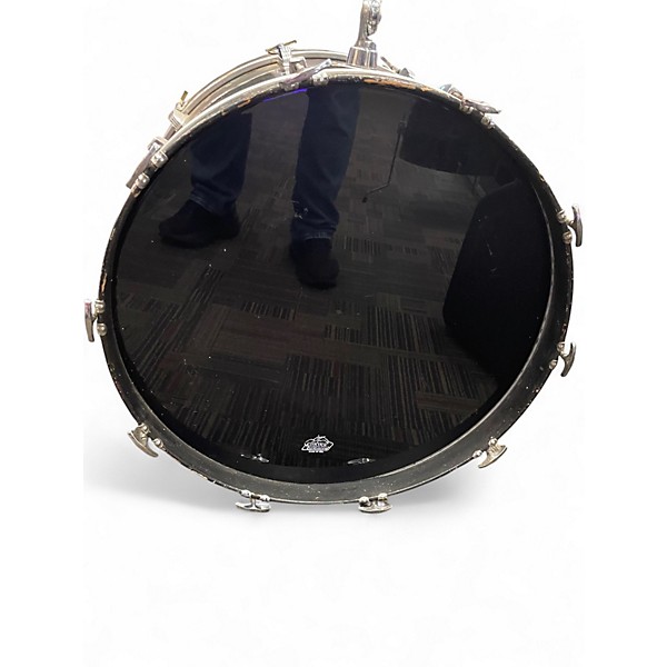 Vintage 1970s Ludwig 5 Piece Hollywood Psychedlic Red Drum Kit