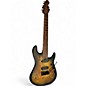Used Sterling by Music Man Jason Richardson Cutlass 7 natural burl Solid Body Electric Guitar thumbnail