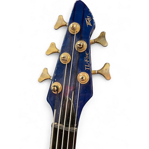 Used Peavey tl five blue Electric Bass Guitar