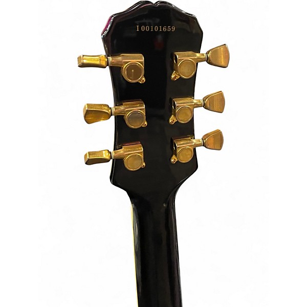 Used Epiphone Les Paul Custom black Solid Body Electric Guitar