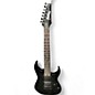 Used Ibanez GRG7221QA Trans Black Solid Body Electric Guitar thumbnail