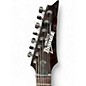 Used Ibanez GRG7221QA Trans Black Solid Body Electric Guitar