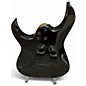 Used Ibanez GRG7221QA Trans Black Solid Body Electric Guitar