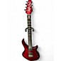Used Sterling by Music Man Majesty Trans Red Solid Body Electric Guitar thumbnail