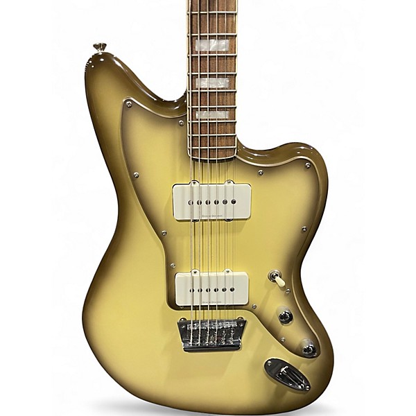 Used Squier Vintage Modified Baritone Jazzmaster Antique Burst Solid Body Electric Guitar