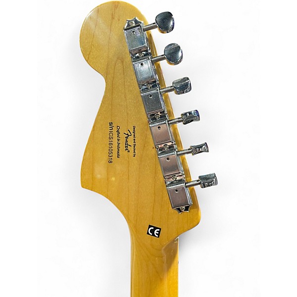 Used Squier Vintage Modified Baritone Jazzmaster Antique Burst Solid Body Electric Guitar