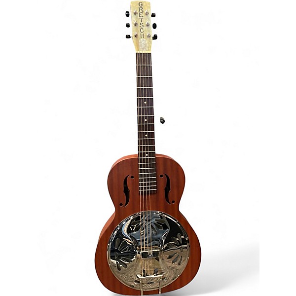 Used Gretsch Guitars G9200 Boxcar Round Neck Natural Resonator Guitar