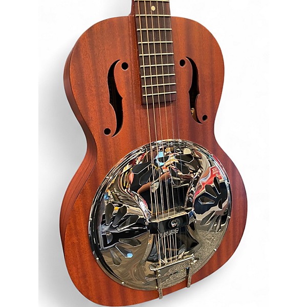 Used Gretsch Guitars G9200 Boxcar Round Neck Natural Resonator Guitar