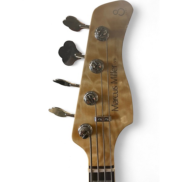 Used Sire Marcus Miller V9 Swamp Ash Natural Electric Bass Guitar