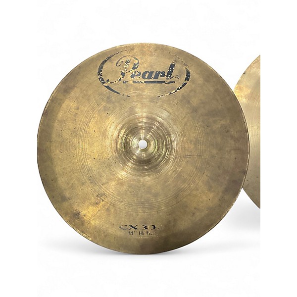 Used Pearl 14in CX30 Hi Hat Pair Cymbal
