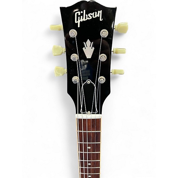 Used Gibson CS336 Plain Top Black Hollow Body Electric Guitar