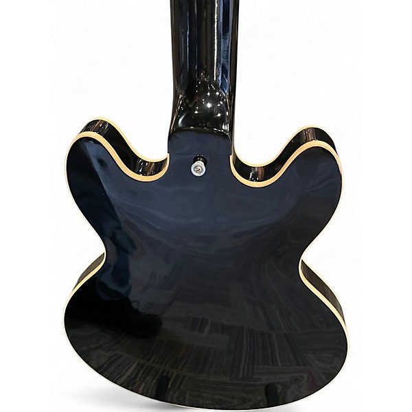 Used Gibson CS336 Plain Top Black Hollow Body Electric Guitar
