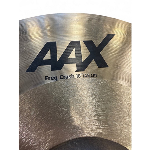 Used SABIAN 18in AAX Frequency Crash Cymbal