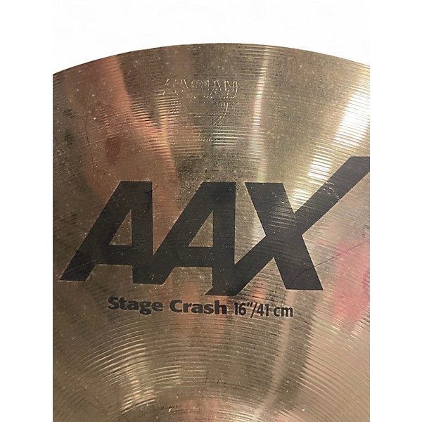 Used SABIAN 16in AAX Stage Crash Cymbal