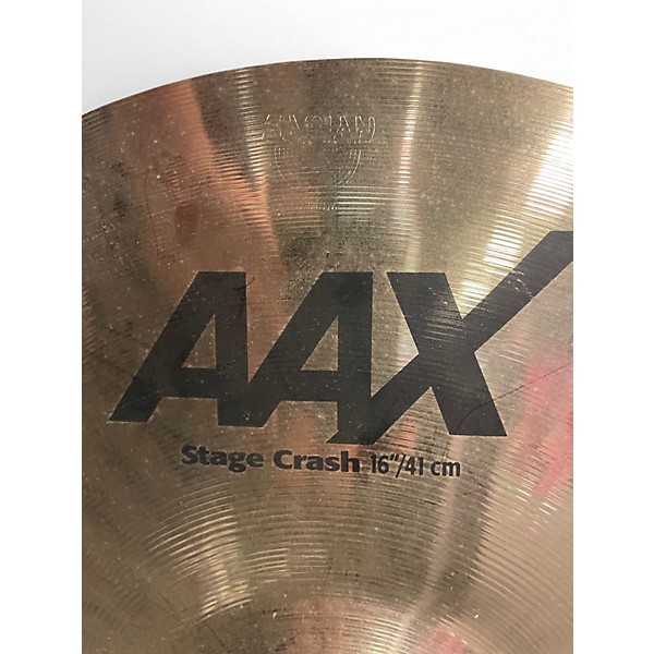 Used SABIAN 16in AAX Stage Crash Cymbal