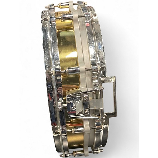 Used Pearl 4X14 Free Floating Snare Brass Drum