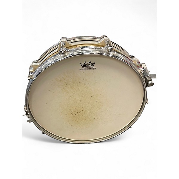 Used Pearl 4X14 Free Floating Snare Brass Drum
