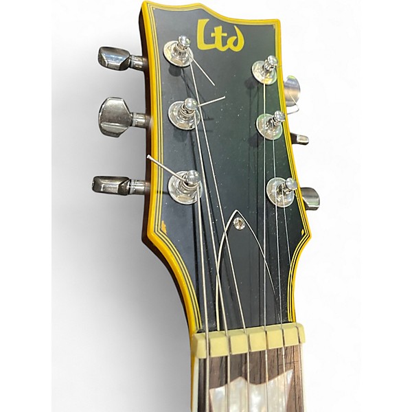 Used ESP LTD EC256 DISTRESSED GOLD Solid Body Electric Guitar