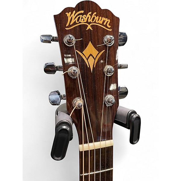 Used Washburn WCG20SCE Natural Acoustic Electric Guitar