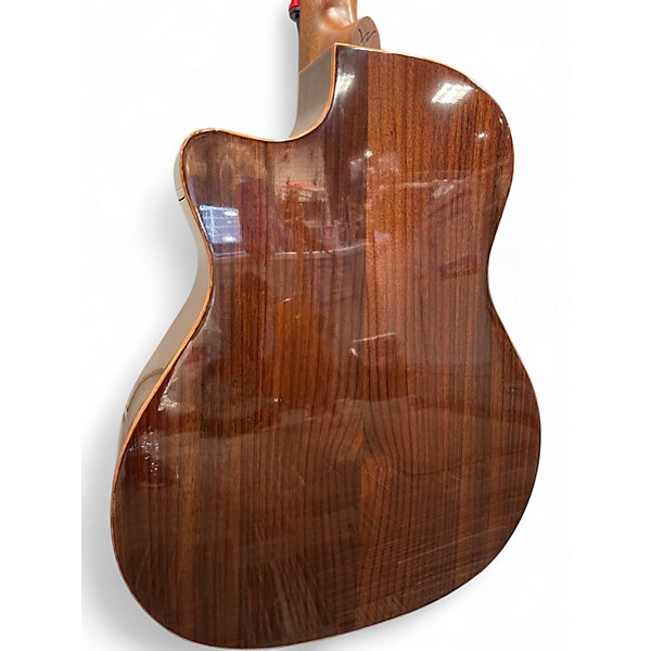 Used Washburn WCG20SCE Natural Acoustic Electric Guitar