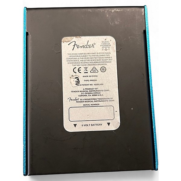 Used Fender MIRROR IMAGE DELAY Effect Pedal