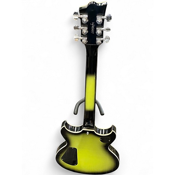 Used Reverend kyle shutt signature green burst Solid Body Electric Guitar