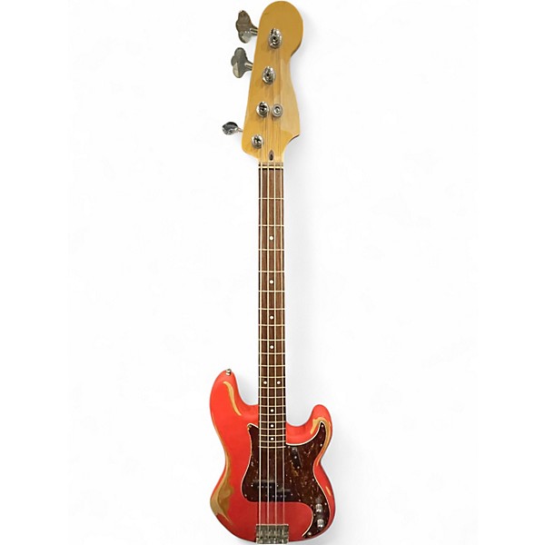 Used Squier Classic Vibe Precision Bass '60s FIEST RED Electric Bass Guitar