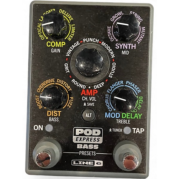 Used Line 6 POD EXPRESS BASS Effect Processor